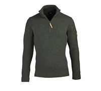 Ivanhoe of Sweden - Moritz Half Zip - Wollpullover, Gr. M, oliv (LodenGreen)