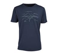 Ivanhoe of Sweden - Underwool Ceasar Mountain - Merinoshirt, Gr. XXL, steelblue (Steelblue)