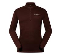Berghaus Ivyhill Halbreißverschluss-langarm-t-shirt L KV2 Cedar Brown