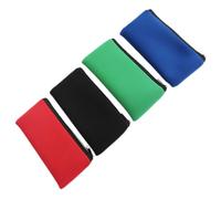 IWOWHERO 4 Stck Teiliges Federmäppchen aus Strapazierfähigem Neopren Große Kapazität Multifunktional als Stifte Organizer und Aufbewahrungstasche für Schule Büro und Reisen Farblich