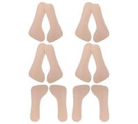 IWOWHERO 6 Paare High Heel Einlegesohlen Selbstklebend Vorfußpolster Rutschfest Dämpfende Gelpads für Damen Pumps Sandalen Absatzschuhe Komfort Stoßabsorption