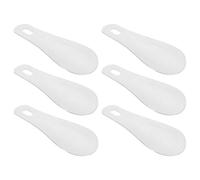 IWOWHERO 6 Stück Schuhlöffel aus Edelstahl, 10cm, Stabiler Schuhanzieher | Silber, Tragbar und Formstabil, für Schwangere und Menschen mit Einschränkung