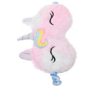 IWOWHERO Lichtundurchlässige Schlafmaske Für Reisen Junge Mädchen-augenmaske Aus Plüsch Schlafaugenbinde Zum Schlafen Augenabdeckung Zum Entspannen Augenschutz Für Unterwegs