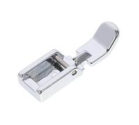 IWOWHERO Reißverschluss Nähfuß aus Hartmetall Schmaler Clipbarer Nähfuß für Nähmaschinen Einfach Wechselbar Kompatibel mit Singer Brother Babylock für Verdeckte Reißverschlüsse