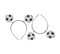 IWOWHERO Sport Haarbänder 2 Stück Pack für Herren Flexible Stirnbänder für Fußball Fans für Cheerleading und Sportveranstaltungen