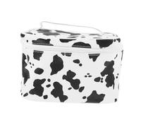 IWOWHERO wasserdichte Kosmetiktasche mit Henkel Große Multifunktionale Make up Tasche aus Pu Leichter Kulturbeutel für Damen Tragbar und Geräumig für Reise und Alltag