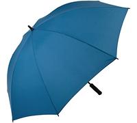 iX-brella Full-Fiber Golfschirm XXL 130cm leicht sturmfest mit Softgriff - blau