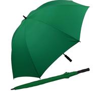 iX-brella Full-Fiber Golfschirm XXL 130cm leicht sturmfest mit Softgriff - dunkelgrün