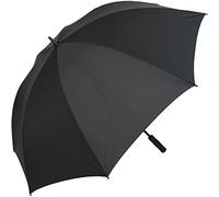 iX-brella Full-Fiber Golfschirm XXL 130cm leicht sturmfest mit Softgriff - schwarz