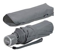 iX-brella Mini Ultra Light - Damen Taschenschirm mit großem Dach - extra leicht - grau