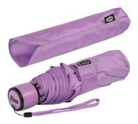 iX-brella Mini Ultra Light - Damen Taschenschirm mit großem Dach - extra leicht - hell-lila