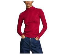 Pepe Jeans Damen Izabel Turtleneck Strickwaren, Rot (Burnt Red), XS