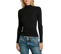 Pepe Jeans Damen Izabel Turtleneck Strickwaren, Schwarz (Black), M