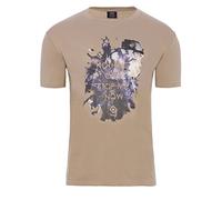 IZAS Herren Kurzarm-T-Shirt Albany, Stein, S, IMUTS01179STS