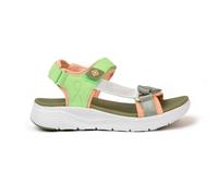 Izas Trapani Damen-Sandalen für den Sommer, modern, mit Plattform, bequeme Wanderschuhe, bunt, aus Neopren mit Dämpfung., Helles Khaki, 39 EU