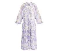 IZIA Damen Maxikleid mit Batikprint Kleid, Flieder, M