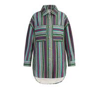 IZIA Hemdjacke Damen Mehrfarbig Türkis M