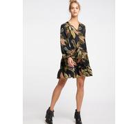 IZIA langarm kleid Damen schwarz, L