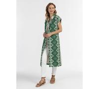 IZIA Lange Weste Damen grün, L