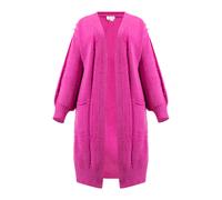 IZIA Langer Cardigan Damen Rosa M/L
