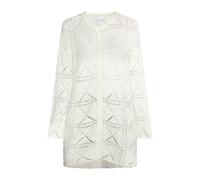 IZIA Langer Cardigan Damen Wollweiß M