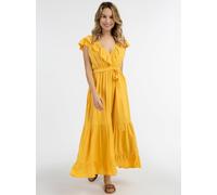 IZIA Maxikleid Damen gelb, S