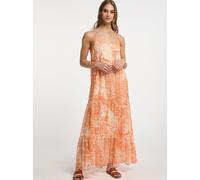 IZIA Maxikleid Damen orange, XS