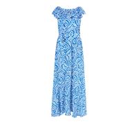 IZIA Maxikleid mit Print Damen blau XL
