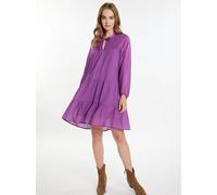 IZIA Midikleid im Streifendesign Damen flieder, L