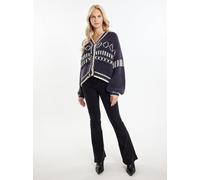 IZIA Strickjacke Damen anthrazit, XL/XXL