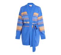 IZIA Strickjacke Damen Blau Mehrfarbig M/L