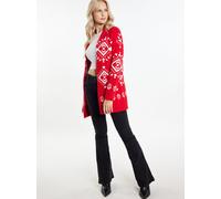 IZIA Strickjacke Damen rot, XL/XXL