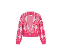 IZIA Strickjacke Frauen fuchsia mehrfarbig M/L
