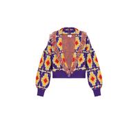 IZIA Strickjacke Frauen violett mehrfarbig M/L