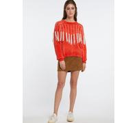 IZIA Strickpullover Damen orange, XL/XXL
