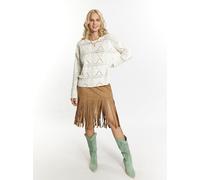 IZIA Strickpullover Damen weiß, S