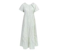 IZIA Women's Kurzarm Maxikleid Dress, Türkis, S