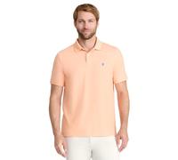 Izod Herren Advantage Performance Short Sleeve Solid Polo Polohemd, Canteloupe, M