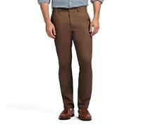 IZOD Herren American Chino Flat Front Straight Fit Pant Lässige Hose, Decaf Kaffee, 36W / 29L