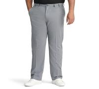 IZOD Herren Big and Tall Performance Stretch Flat Front Pant Lssige Hose, Smoked Pearl, 54W / 29L