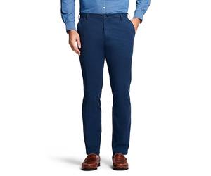 IZOD Herren Chinohose mit Flacher Vorderseite, gerader Schnitt, Cadet Marineblau, 38W / 29L