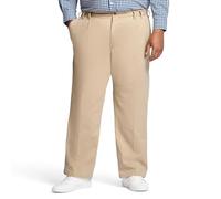 Izod Herren Große Performance-Stretch-faltenhose Lssige Hose, Cederwood Khaki, 46W / 34L