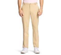 Izod Herren Saltwater Stretch Flat Front Chino Pant Lässige Hose, Helles Khaki, 33W / 32L
