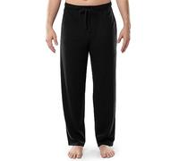 Izod Herren Schlafhose aus Jersey Pyjamaunterteil, schwarz, X-Groß