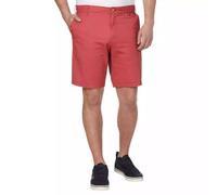 IZOD Mens Mid-Weight Saltwater Flat Front Stretch Chino Short (as1, Waist, Numeric_32, Regular, Red)
