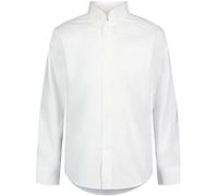 IZOD Uniform Young Herren-Oxford-Hemd mit Langen Ärmeln und Knopfleiste, Weiss/opulenter Garten, L
