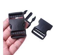 J.CARP 4 Pack 32mm Wide Quick Side Release Buckles, Dual Adjustable No Sewing Slide Clips Snaps, Heavy Duty Plastic Replacement for Nylon Strap Backpack Nylon Webbing Belt Fanny Pack Pet Dog Collars