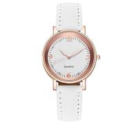(J) Elegante Damenuhren mit dünnem Lederarmband, rechteckig, modisch, für Damen, Quarz-Armbanduhr