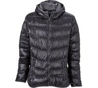 J&N - sportliche Damen Daunen-Jacke (JN1059) L,Schwarz/Grau
