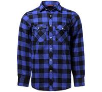 J.VER Flanellhemd Herren Holzfällerhemd Regular Fit Kariertes Hemd Langarm | Karohemd, Flannel, Arbeitshemd, Baumwolle, Freizeithemd, Casual, Plaid, für Holzfäller Baumfäller Männer, mit Brusttasche